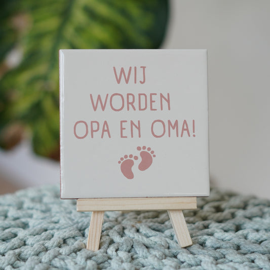 Wij worden opa en oma