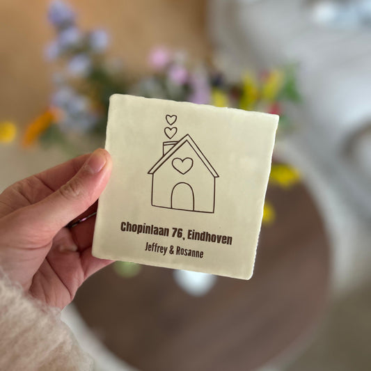 Nieuw huis met adres
